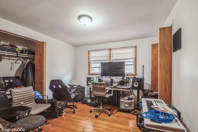 32 E 137th St, Riverdale, IL 60827 - office featuring wood finished floors
