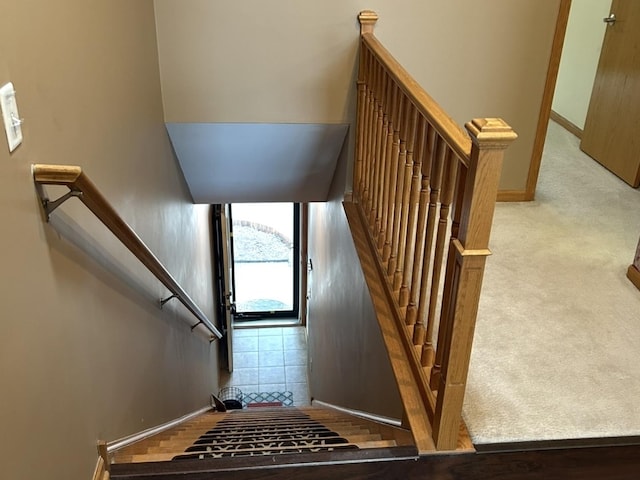 1716 Simms St Unit 0, Aurora, IL 60504 - stairs featuring baseboards and carpet floors