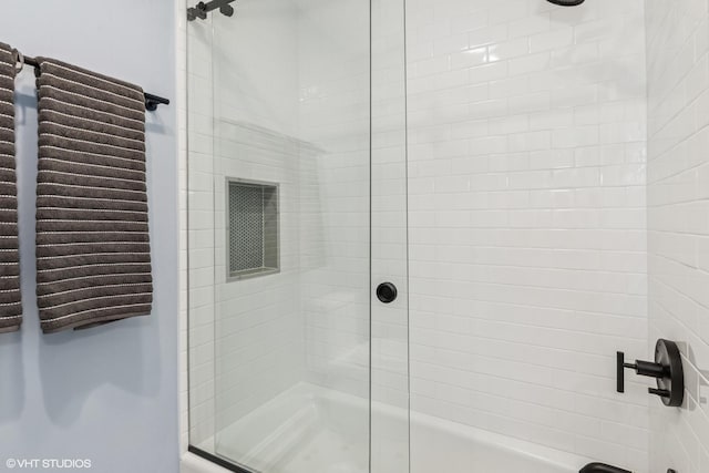 506 Westgate Rd, Deerfield, IL 60015 - bathroom featuring combined bath / shower with glass door
