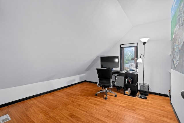 3050 Charles St, Melrose Park, IL 60164 - office area with lofted ceiling and wood finished floors