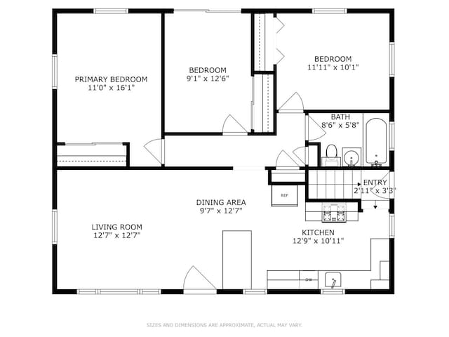 349 N Garfield St, Lombard, IL 60148 - floor plan / room layout