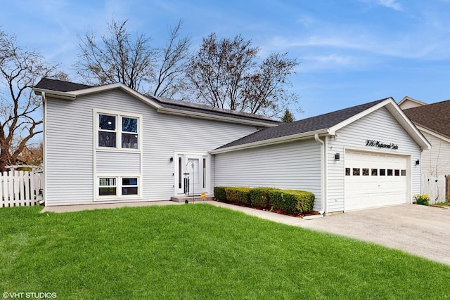 2080 Maplewood Cir, Naperville, IL 60563 - view of front of home featuring an attached garage, concrete driveway, and roof with shingles