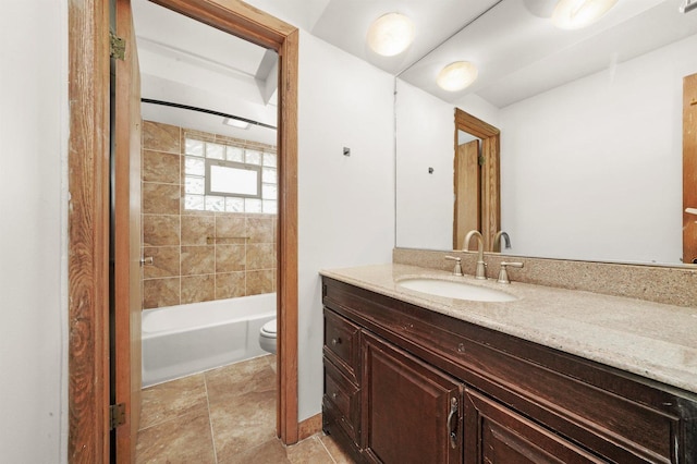 6534 N NW Hwy Unit 3D, Chicago, IL 60631 - bathroom with toilet, vanity, and shower / bath combination