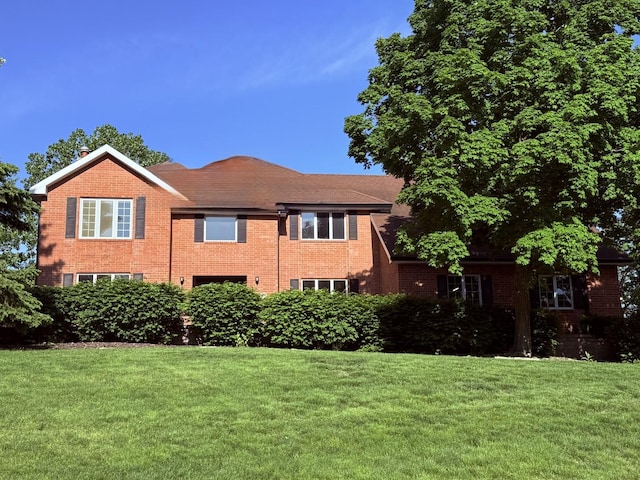10 Black Walnut Trl, Palos Park, IL 60464 - back of house featuring a lawn and brick siding