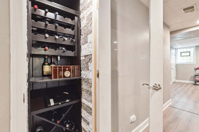 10 Black Walnut Trl, Palos Park, IL 60464 - wine cellar with wood finished floors and a drop ceiling