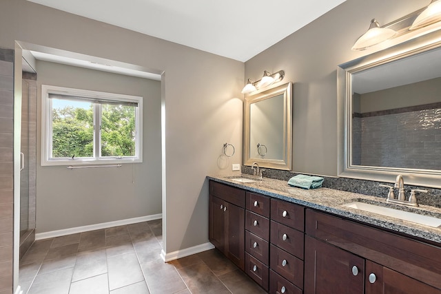 10 Black Walnut Trl, Palos Park, IL 60464 - full bath with double vanity and tile patterned floors