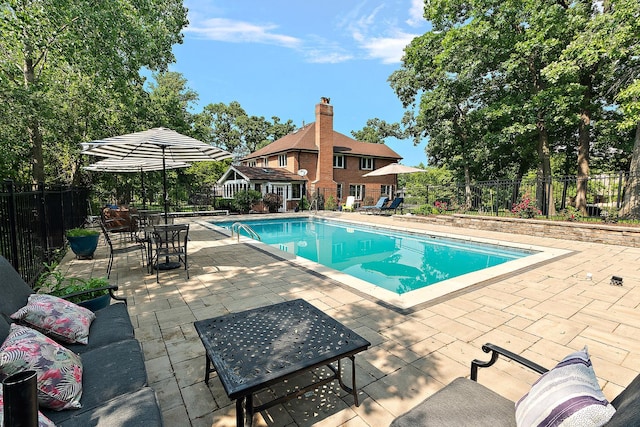 10 Black Walnut Trl, Palos Park, IL 60464 - view of swimming pool with a patio