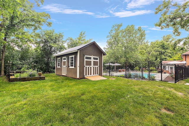 10 Black Walnut Trl, Palos Park, IL 60464 - view of shed with a vegetable garden
