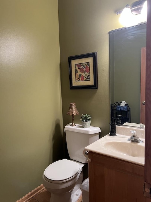 957 Chancery Ln, Cary, IL 60013 - half bathroom featuring toilet and vanity