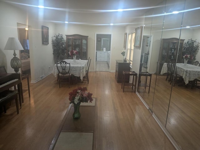 8918 S Euclid Ave, Chicago, IL 60617 - dining space featuring wood finished floors and baseboards