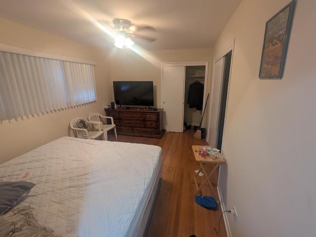 8918 S Euclid Ave, Chicago, IL 60617 - bedroom with wood finished floors and ceiling fan