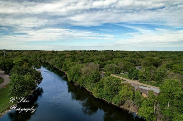 1402 Winaki Trl, Algonquin, IL 60102 - aerial view of a heavily wooded area and a large body of water