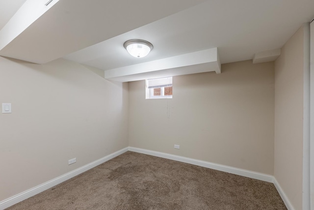 7817 Menard Ave, Burbank, IL 60459 - basement featuring carpet and baseboards