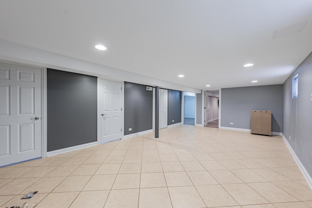 7817 Menard Ave, Burbank, IL 60459 - finished basement featuring recessed lighting and baseboards