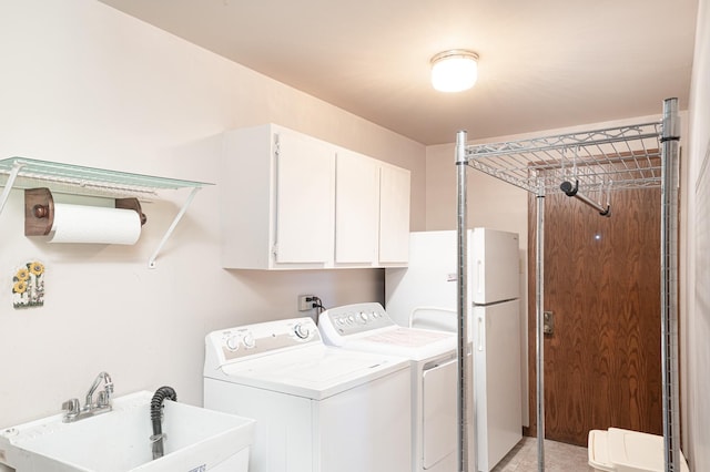 14207 Concord Dr, Orland Park, IL 60462 - washroom with washing machine and clothes dryer and cabinet space