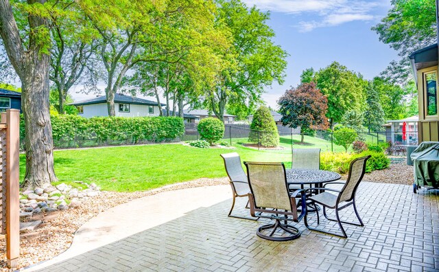14207 Concord Dr, Orland Park, IL 60462 - view of patio / terrace with outdoor dining space
