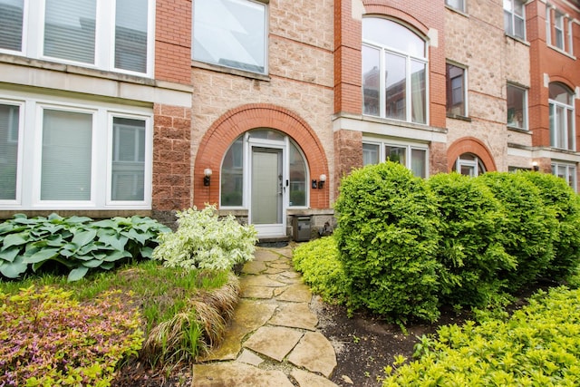235 S Marion St Unit C, Oak Park, IL 60302 - entrance to property featuring brick siding