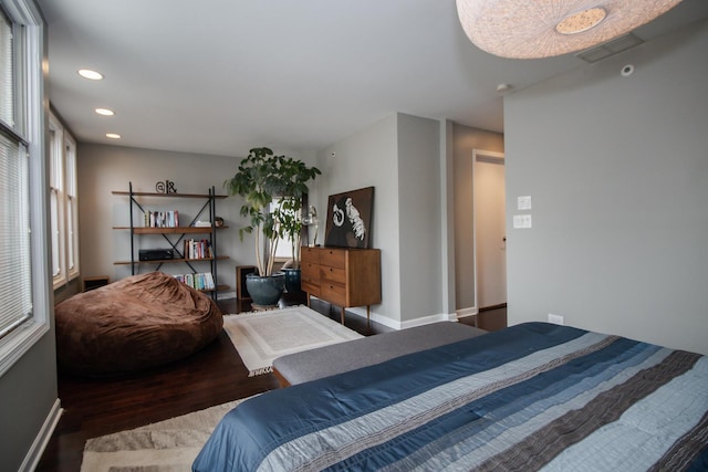 235 S Marion St Unit C, Oak Park, IL 60302 - bedroom with wood finished floors, recessed lighting, and baseboards