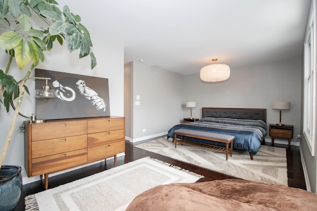 235 S Marion St Unit C, Oak Park, IL 60302 - bedroom with baseboards and wood finished floors