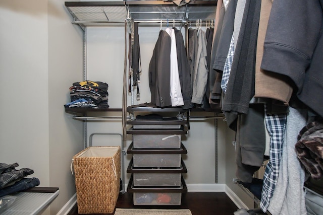 235 S Marion St Unit C, Oak Park, IL 60302 - spacious closet featuring wood finished floors