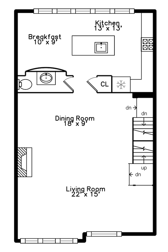 235 S Marion St Unit C, Oak Park, IL 60302 - room layout