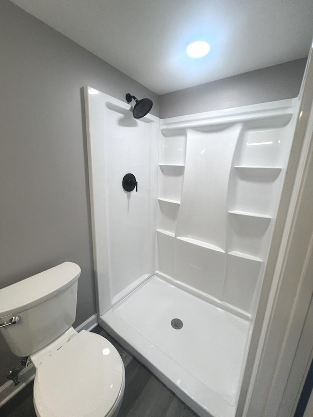 16759 Forest View Dr, Tinley Park, IL 60477 - bathroom with a stall shower and toilet