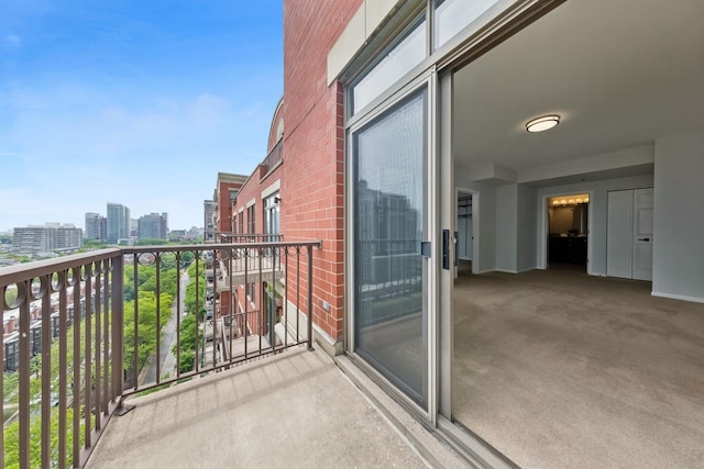 1250 S Indiana Ave Unit 1301, Chicago, IL 60605 - balcony with a city view