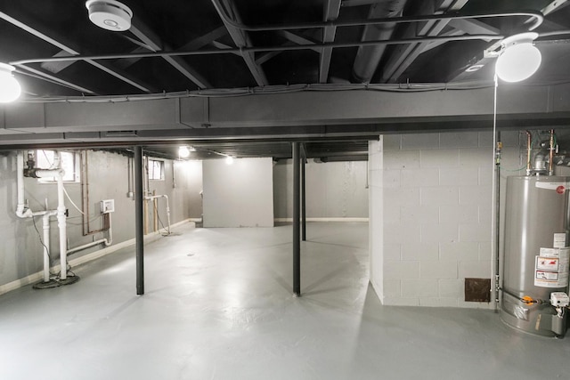 5 Danube Way, Olympia Fields, IL 60461 - unfinished below grade area with gas water heater