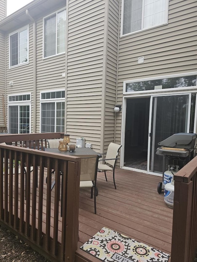 8314 Sierra Woods Ln, Carpentersville, IL 60110 - deck featuring outdoor dining area