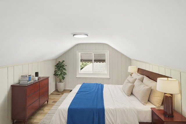 16816 S Park Ave, South Holland, IL 60473 - bedroom with wood finished floors and vaulted ceiling