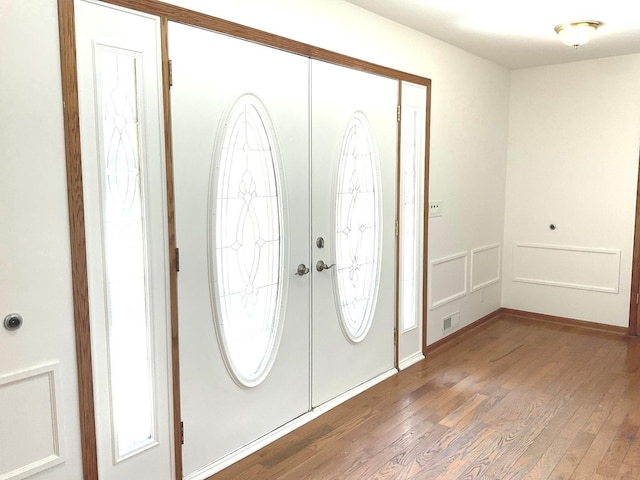 813 Junie Ct, Joliet, IL 60435 - entrance foyer featuring french doors and wood finished floors
