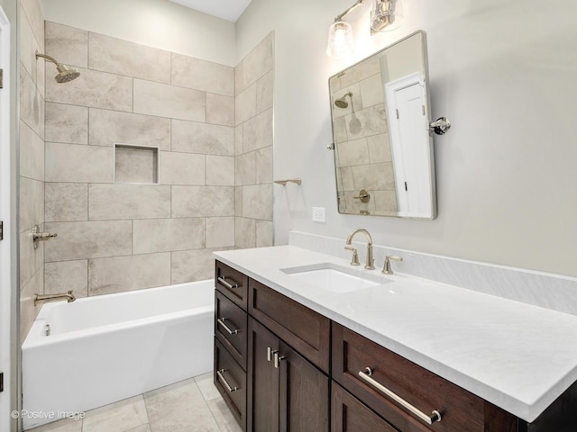 608 W 55th St, Hinsdale, IL 60521 - bathroom featuring vanity and shower / bathtub combination