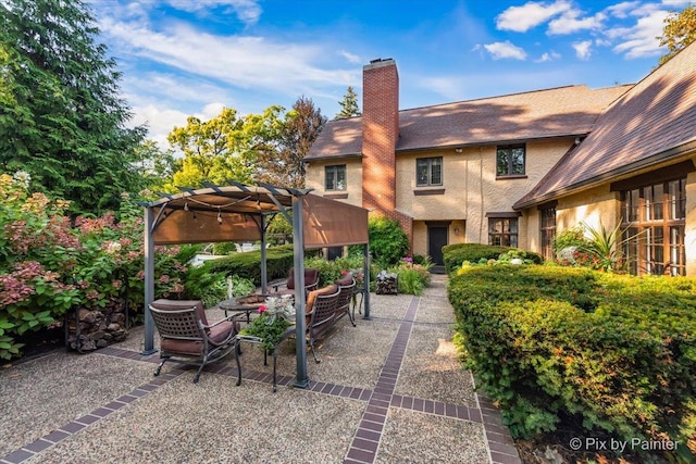 4915 Terra Cotta Rd, Crystal Lake, IL 60012 - view of patio / terrace featuring a pergola