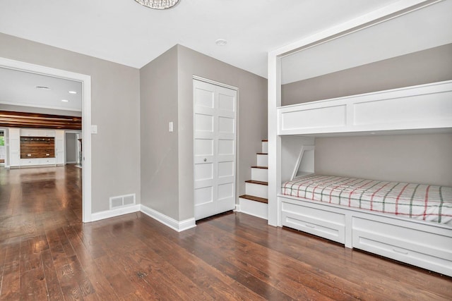 9109 W 123rd St, Palos Park, IL 60464 - unfurnished bedroom featuring hardwood / wood-style flooring and baseboards