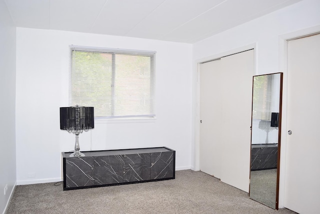 10241 Central Ave Unit 1B, Oak Lawn, IL 60453 - unfurnished bedroom with carpet floors, a closet, and baseboards
