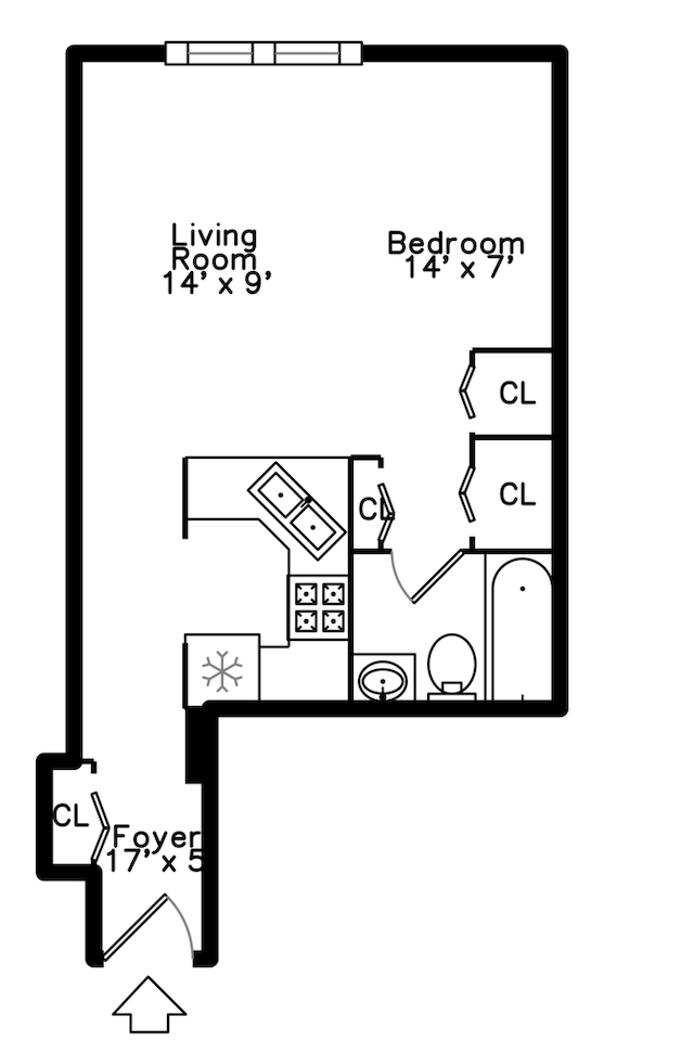 3900 N Pine Grove Ave Unit 203, Chicago, IL 60613 - room layout