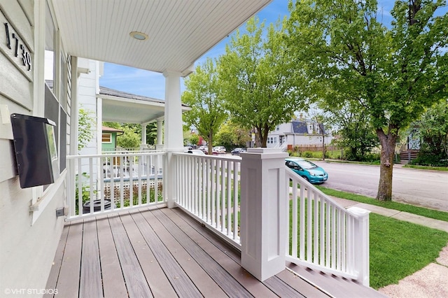 1739 Dodge Ave, Evanston, IL 60201 - view of wooden porch