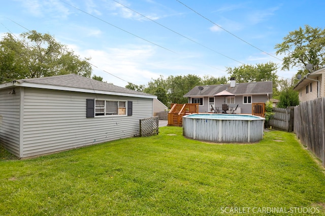 376 Belden Ave, Glendale Heights, IL 60139 - view of yard with a deck