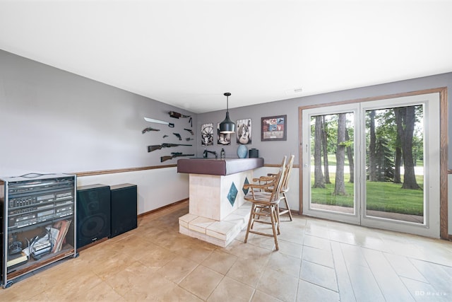 13443 S Forest Ln, Lockport, IL 60441 - dining area featuring tile patterned flooring