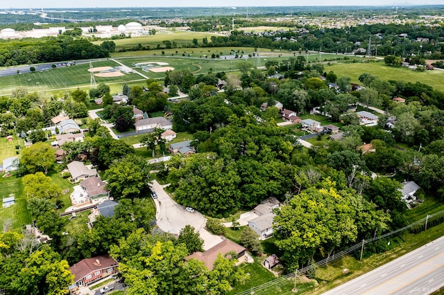 13443 S Forest Ln, Lockport, IL 60441 - aerial view of residential area with a tree filled landscape