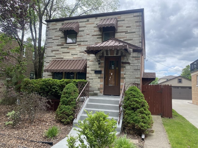 10724 S Ridgeway Ave, Chicago, IL 60655 - view of front of property featuring stone siding