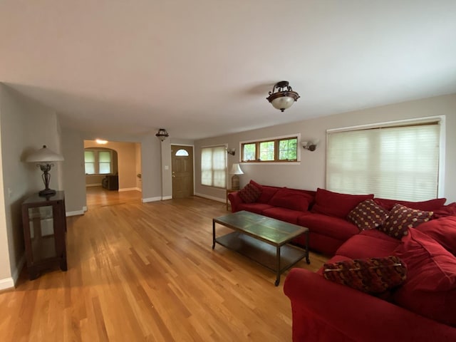 10724 S Ridgeway Ave, Chicago, IL 60655 - living area with light wood-type flooring and baseboards