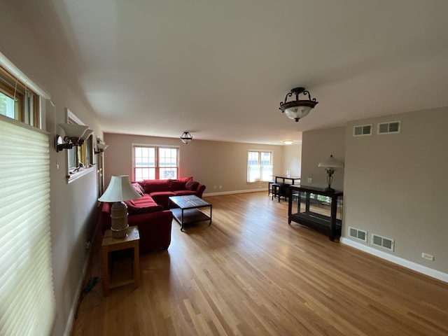10724 S Ridgeway Ave, Chicago, IL 60655 - living room featuring wood finished floors and baseboards