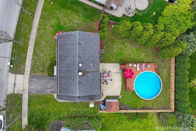 707 W Nichols Rd, Arlington Heights, IL 60004 - bird's eye view of a pool area