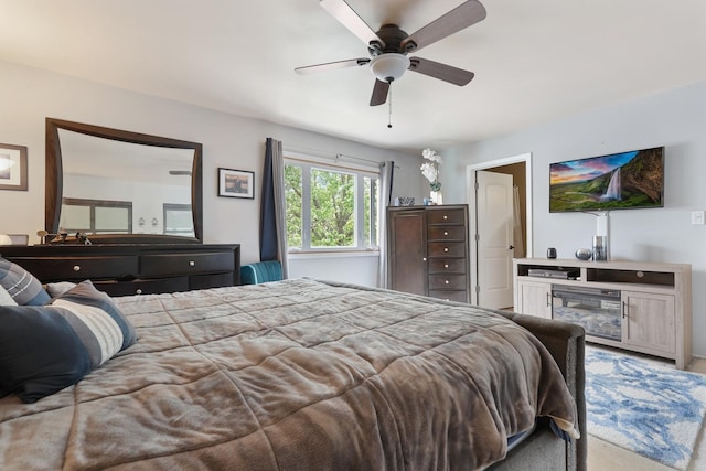 228 Oriole Rd, Matteson, IL 60443 - bedroom featuring ceiling fan