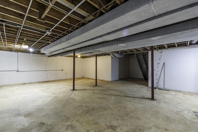 12375 W Ash Ct, Beach Park, IL 60099 - view of unfinished basement