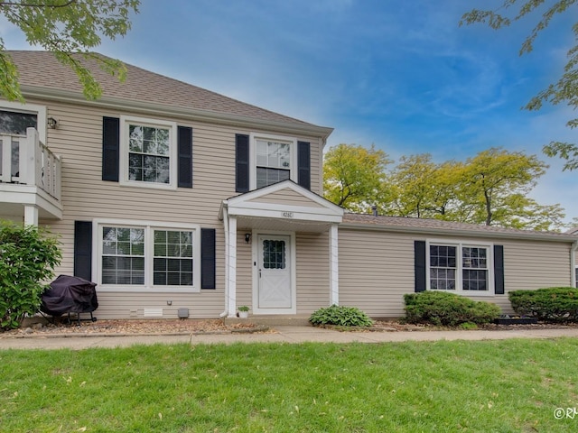 426 James Ct Unit C, Glendale Heights, IL 60139 - view of front of property featuring a front yard