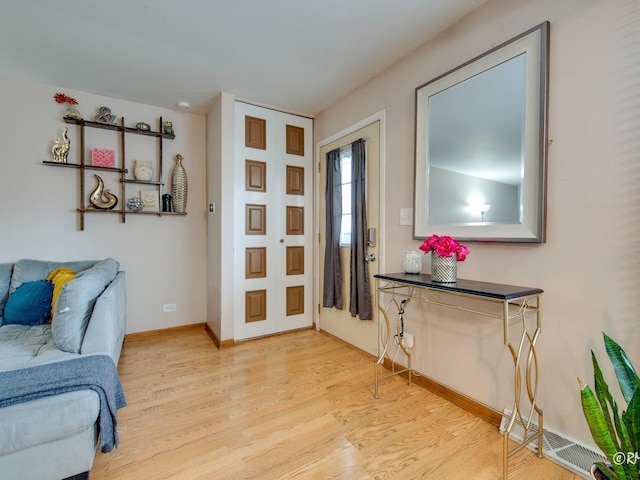 426 James Ct Unit C, Glendale Heights, IL 60139 - foyer entrance with light wood-style floors and baseboards