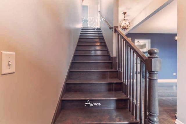 615 Camellia Ave, Aurora, IL 60505 - stairway featuring wood finished floors