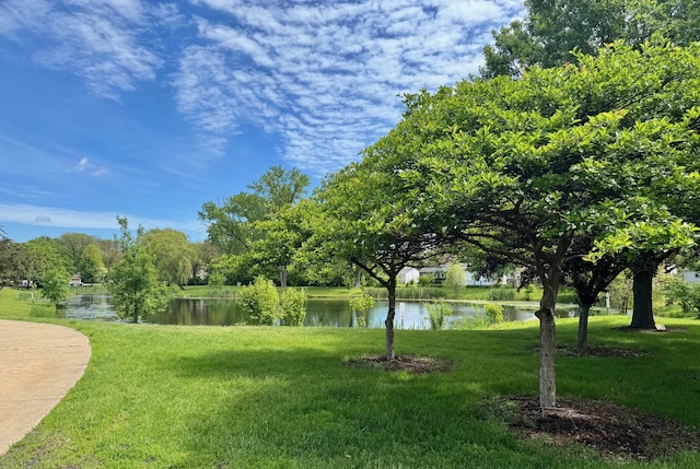 828 Graceland Ave Unit 404, Des Plaines, IL 60016 - view of green lawn with a water view